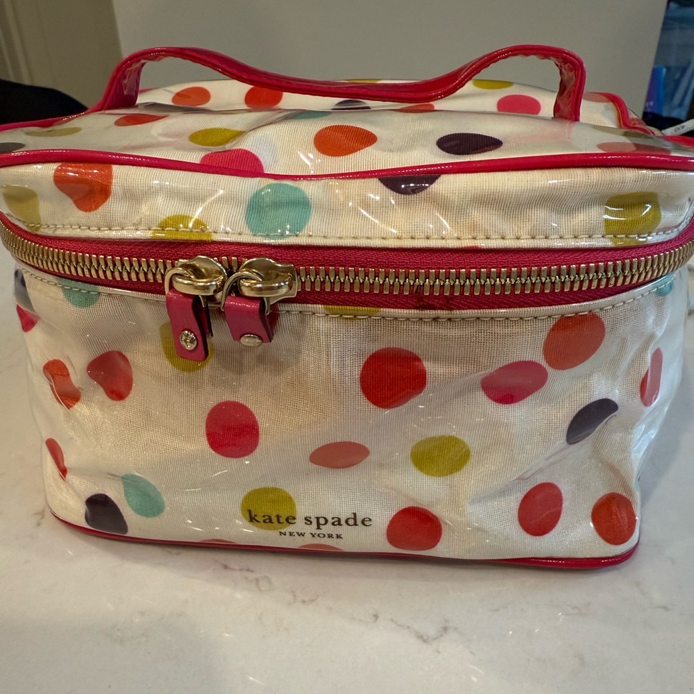 Kate Spade Multicolor Polka Dot Pouch
